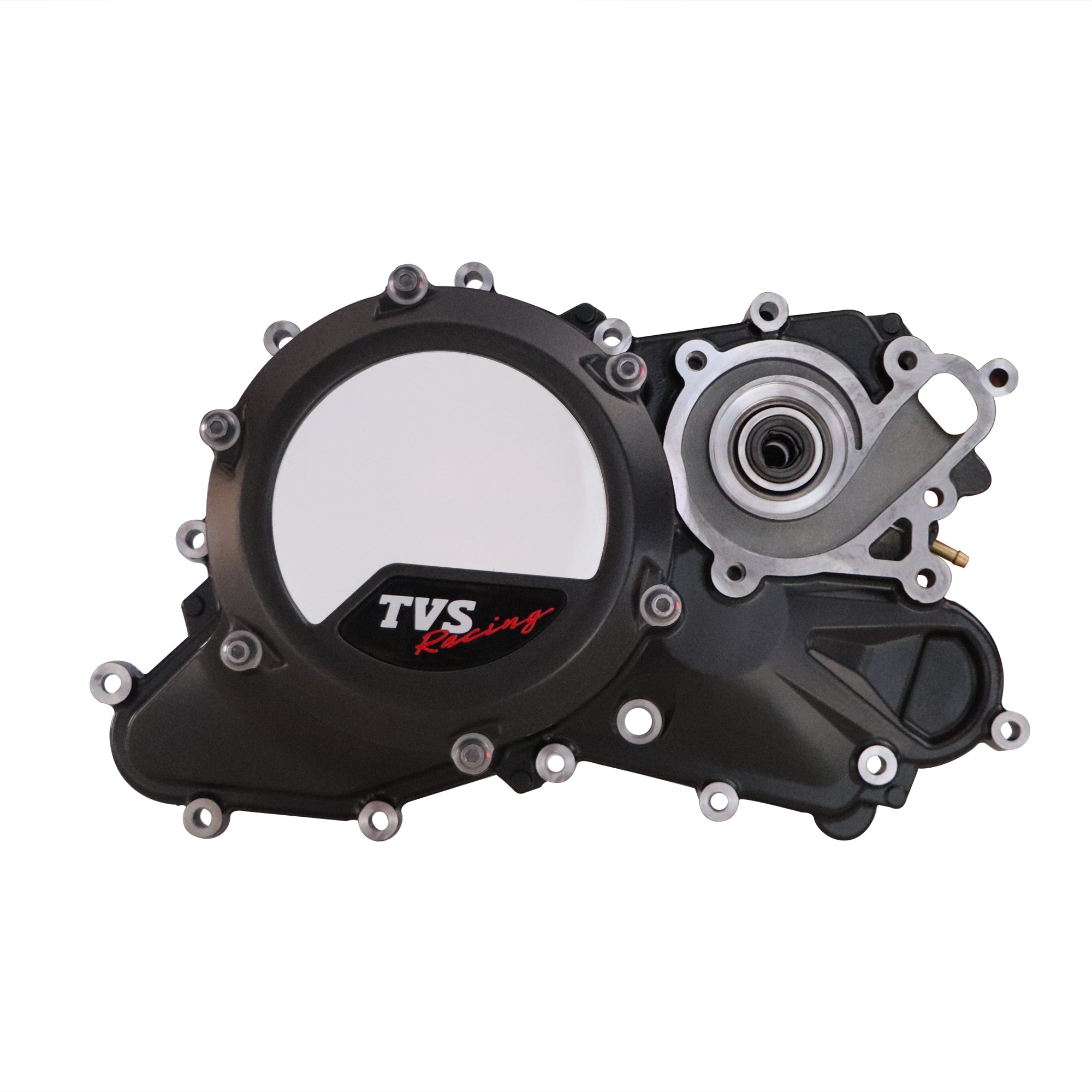 TVS Transparent Cover Clutch for RR 310|Titan Grey|Anti Fog